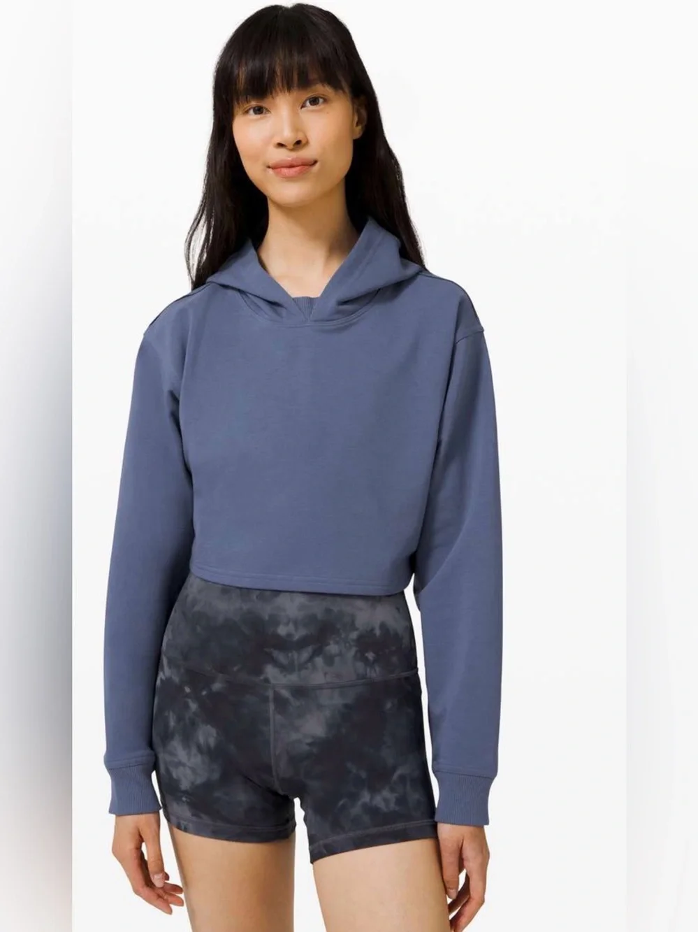 Lululemon All Yours Cropped Hoodie Ink Blue✨